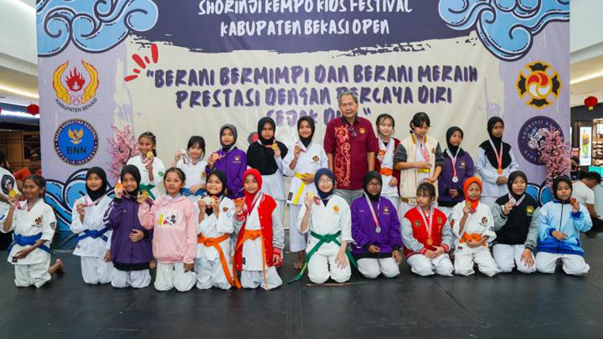 Dojo Arafolia Keluar Sebagai Juara Umum 1 di Shorinji Kempo Kids Open Festival 2024
